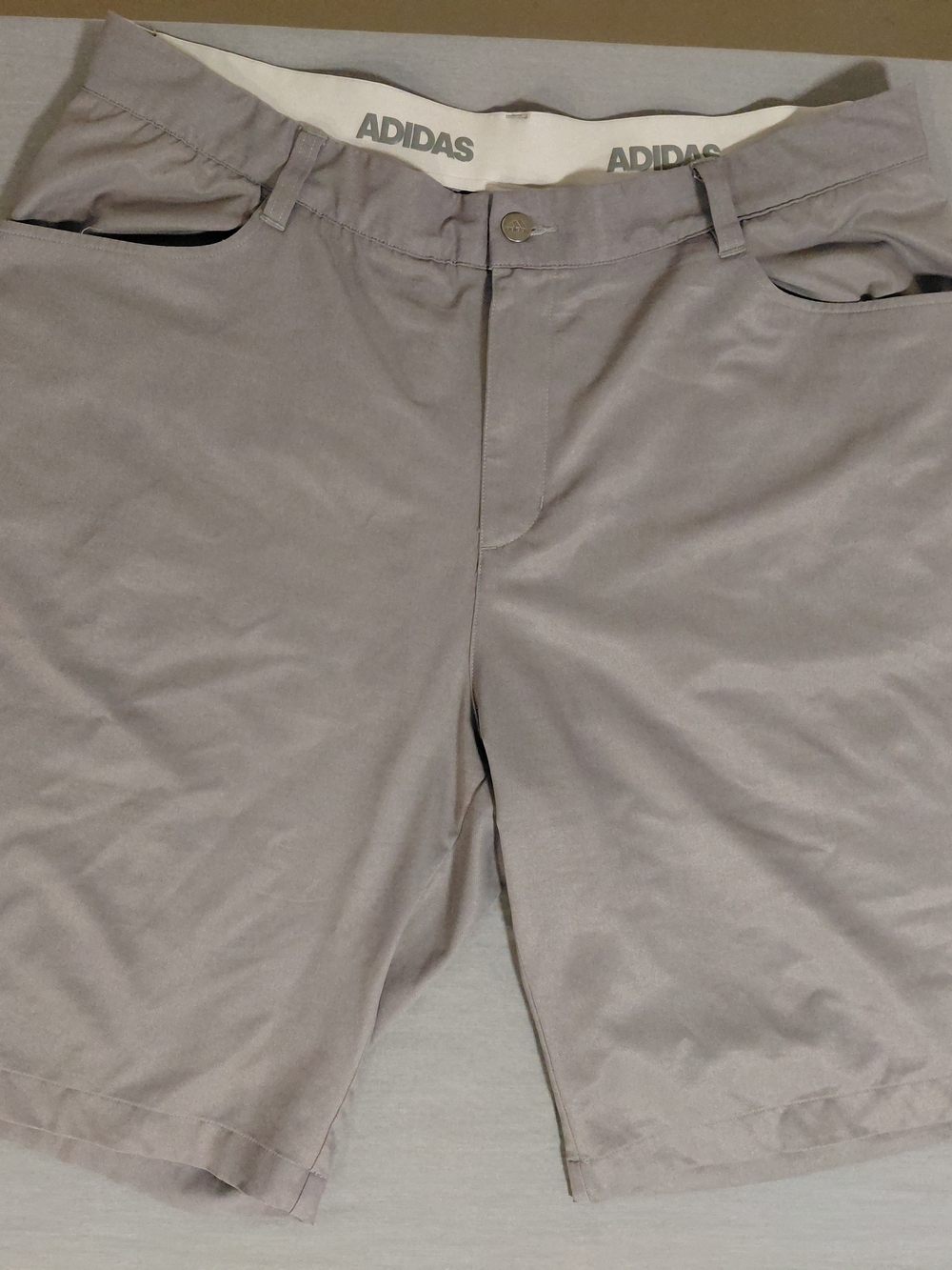 Adidas Men's Light Gray Golf/Chino Shorts